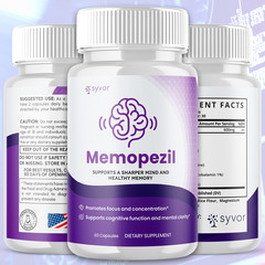 (1 Pack) Memopezil Nootropic All Natural Brain Supplement Memo Pezil 60 Capsule
