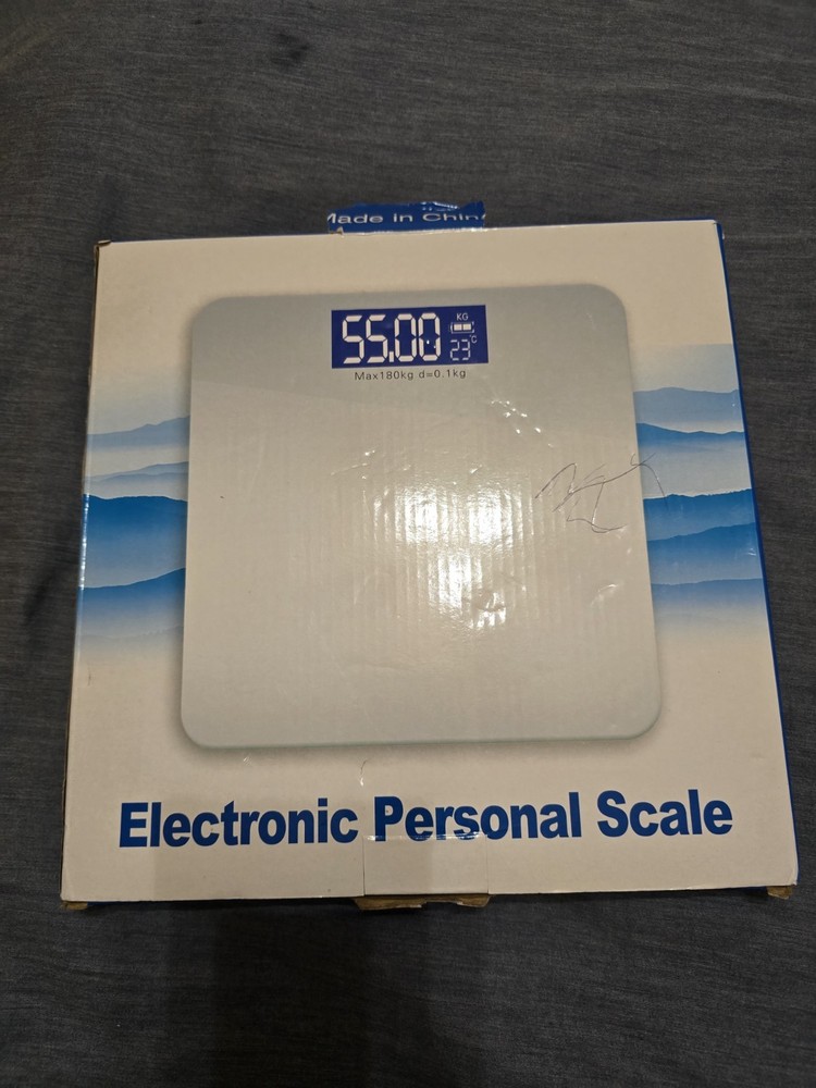 Electronic Scale For Body Weight (Battery NOT Included) Max 180 Kg/397 lb.