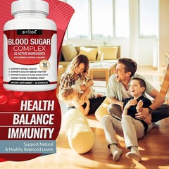 1/2/3X Top-Quality Blood Sugar Complex Supplement Supports Healthy Sugar Level