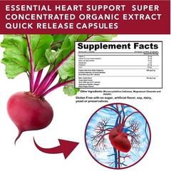 Beet Root Capsules 8000mg- Circulating, Pressure, Energy Support – 60 Capsules