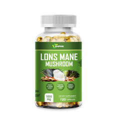 Mushroom Extract Complex Capsules Lions Mane Chaga Reishi Focus Memory Immunity