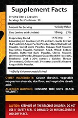 Kill And Cleanse – ANTI-PARASITE COMPLEX – Body Detox Pills 1 Bottle