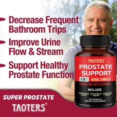 Prostate Support – Saw Palmetto – Reduce Frequent Urination, Stamina supplement