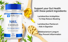 Nail Exodus Extreme Probiotic Supplement Support For Nail Health 120 Capsules