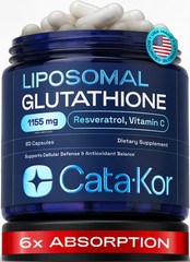 Liposomal Glutathione 1000mg Supplement with Resveratrol Ultra High Absorption