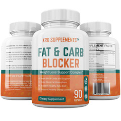 Fat Carb Blocker Extra Strength Weight Loss xp Complex Burn Low Keto Diet Pills