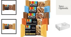 Nutritious Kind Breakfast Bars – 12 Pack of All-Natural Gluten-Free Snack Bars