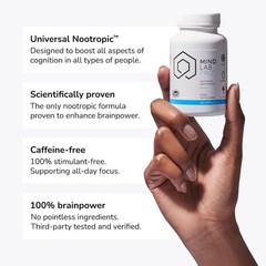 Mind Lab Pro® MLP® v4 Universal Nootropic™ Brain Booster Supplement for Focus