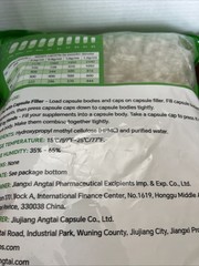 Empty HPMC Vegetable Empty Capsules 5000 Count – Size 00 ANGTAI JN