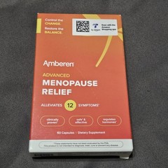 Amberen Advanced Menopause Relief 60 Capsules Each Exp: 09/27 Symptom Relief