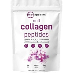 3 Hydrolyzed Multi Collagen Peptides Powder 1 lb PACK Protein Peptide