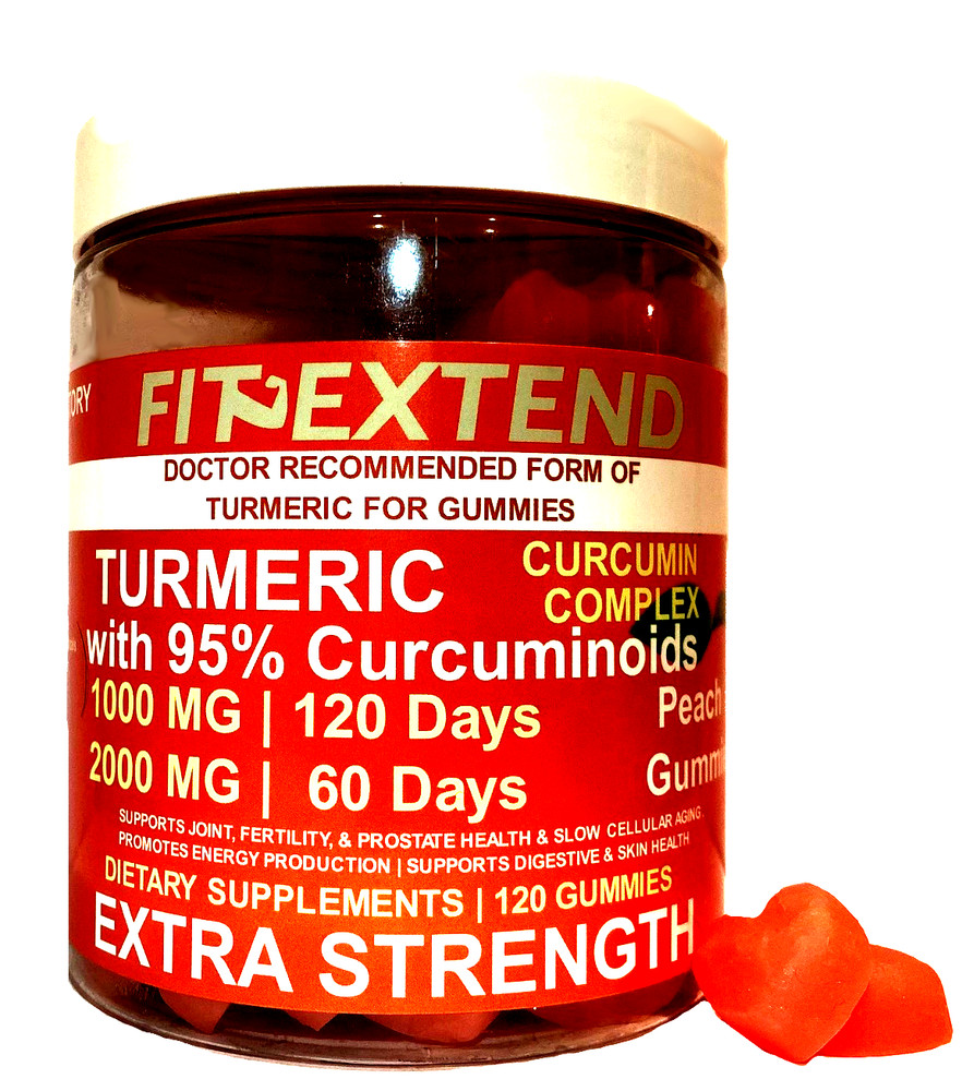 Turmeric Gummies Extra Strength Chewable Joint Support Gummy, High Absorption