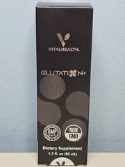 Vital Health Glutation Plus – Dietary Supplement – 1.7 floz – Exp 8/26/26 -New!