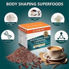 2set Weight Management Slimming Coffee White Kidney Bean Instant Coffee 20 Servs