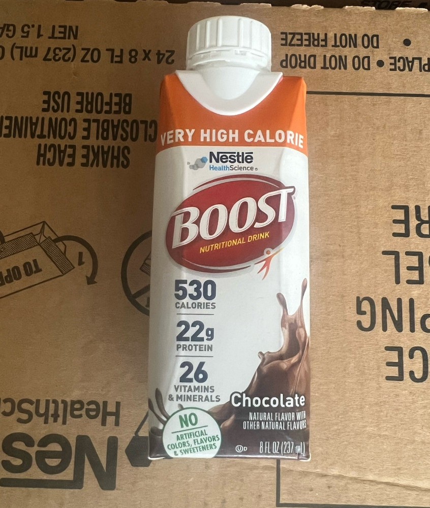 Nestle Boost Very High Calorie Complete Nutritional Drink Chocolate 24 Read Desc