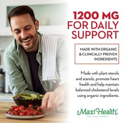 Maxi Health Cholesterol Gummies for Adults – 1200mg 30 Count (Pack of 1)