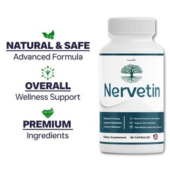 (6 PACK) Nervetin Neuropathy Supplements, Official Nerve tin Advanced Nerve