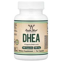 2 X Double Wood Supplements, DHEA, 100 mg, 180 Capsules