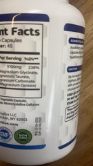 1Pack Toplux Nutrition Magnesium Complex 1000mg Supports 8 Elemental Magnesium