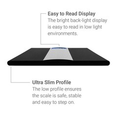 Ultra Slim Digital Bathroom Scale for Body Weight Bath Scale High Capacity of…
