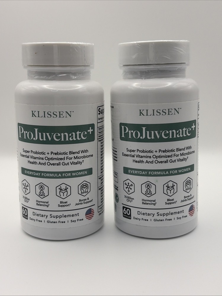 KLISSEN ProJuvenate+ Probiotic Weight Management Women 60 Caps BB: 2/2026 USA