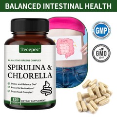 Organic Spirulina and Chlorella Capsules – Detoxification and Dietary Balance