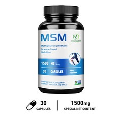 MSM Methylsulfonylmethane 1500mg – Joint, Bone, Skin & Nails Health, Mobility