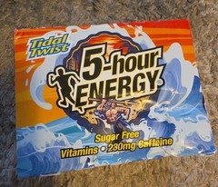 5 Hour Energy Extra Strength Tidal Twist 1.93 oz Shots 12 Ct Box