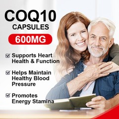 CoQ10 600mg Extra Strength 120 Softgels Healthy Heart Supplement