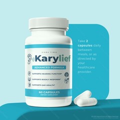 Karylief Official, Premium Ear Health Support Supplement for Tinnitus 60ct