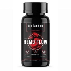 3Pcs Leviathan Nutrition Hemo Flow Supplement Nattokinase with forNitric OxideUS