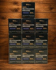 10 Pack NAD+ Nicotinamide Riboside + Resveratrol, 900mg 80 Capsules. Exp 01/2027