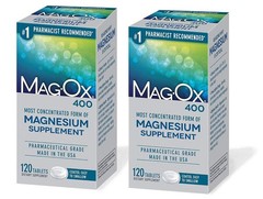 Mag-Ox 400 Magnesium Mineral Dietary Supplement Tablets 483 Mg Magnesium Oxide