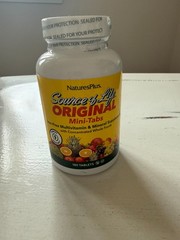 Natures Plus Source of Life Mini tabs- 180 tabs – Multivitamin & Mineral