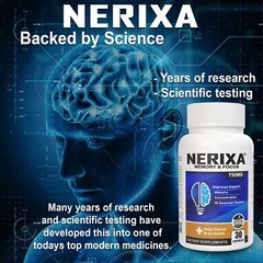 NERIXA Memory Brain Support – Memory, Mental clarity, concentration, focus