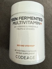 CodeAge Teen Fermented Multivitamin+ – 60 Capsules – EXP : 2028