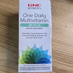 GNC Womens One Daily Multivitamin 50 Plus 60 Caplets – 60 Day Supply