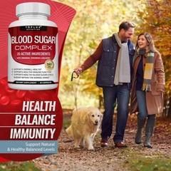 TOPLUX Blood Sugar Complex 2-Pack Cinnamon Chromium Mulberry 120 Capsules