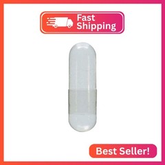 Capsule Connection USA-MADE 500 Bulk Empty Gelatin Capsules, 00 Size resealable