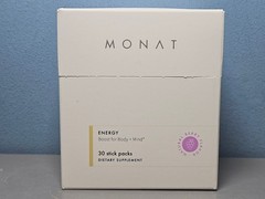 Monat Sleep Energy Boost for Body & Mind 30 Packets – New & Sealed Exp 7/2027