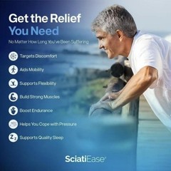 3 Pack SciatiEase Labs Sciatic Nerve Formula 120 Caps