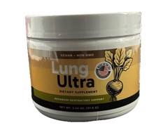 Pure Well Health Lung Ultra Respiratory Support Powder, Apple, Vegan 3.44oz