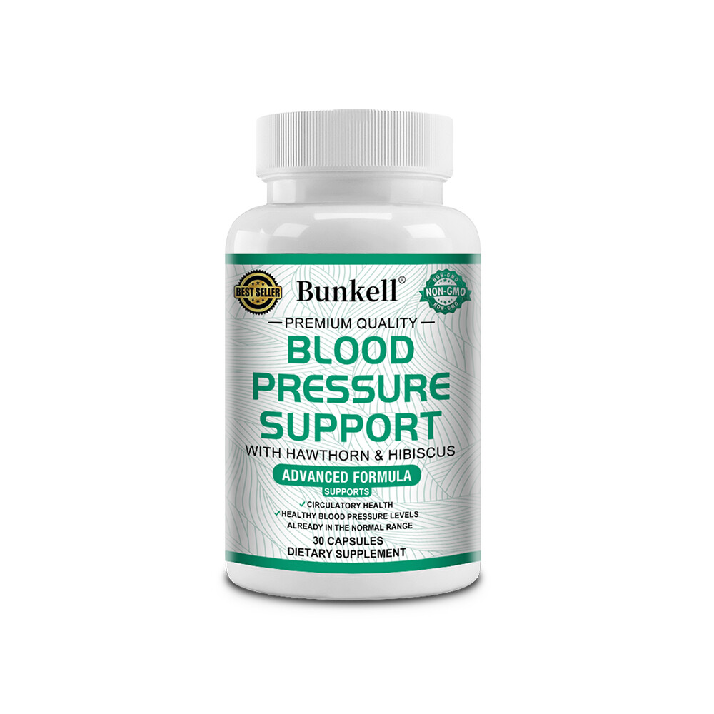 Blood Pressure Support Formula Healthy Blood Pressure Levels 30/60/120Caps