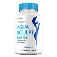 Aqua Sculpt Max+ Capsules, Max Strength, AquaSculpt Max Supplement (2 Pack)