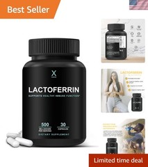 Lactoferrin 500mg Capsules – Boost Immunity & Iron Utilization, 30 Count