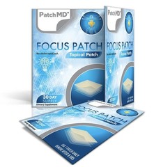 PatchMD Focus Plus Topical Patch *60* Day* Supply brain health ADHD
