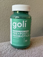 Goli Pre Pro Postbiotic Gummies – Worlds First 3-in-1 Formula with DE111
