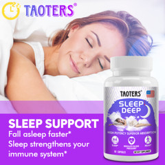 Deep Sleep Formula 60ct, Fall Asleep & Stay Asleep, Melatonin Sleeping Aid