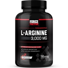Force Factor L-Arginine Nitric Oxide Supplement Bioperine To Help Build Muscle