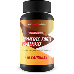 Turmeric Forte Pro Max – Extra Strength Ginger Turmeric with Black Pepper, Zinc